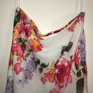 Spenser Jeremy White Floral Design Skirt